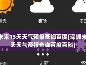 探究天气预报软件的准确率（选用最准确的天气预报软件）