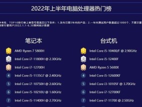 2024年电脑CPU处理器排名大揭秘（全面解析当前最强的CPU处理器）