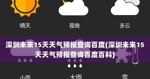 探究天气预报软件的准确率（选用最准确的天气预报软件）  第1张