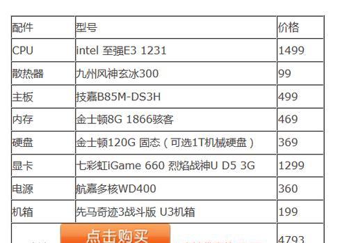 组装台式电脑配置清单怎么制定？常见问题有哪些？  第1张